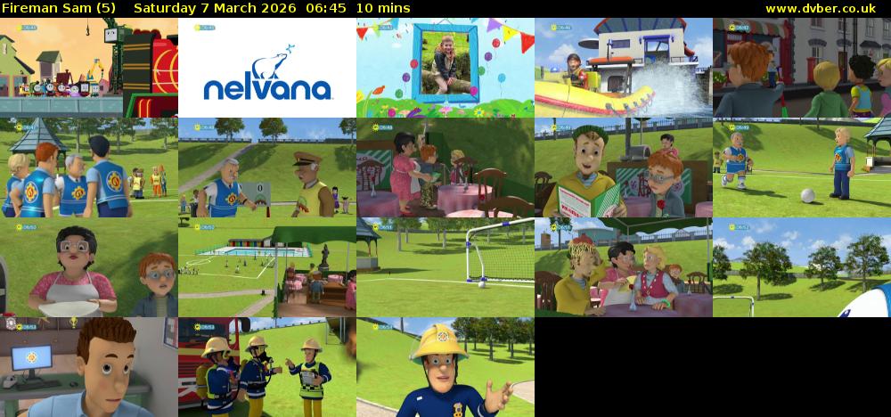 Fireman Sam (5) Saturday 7 March 2026 06:45 - 06:55