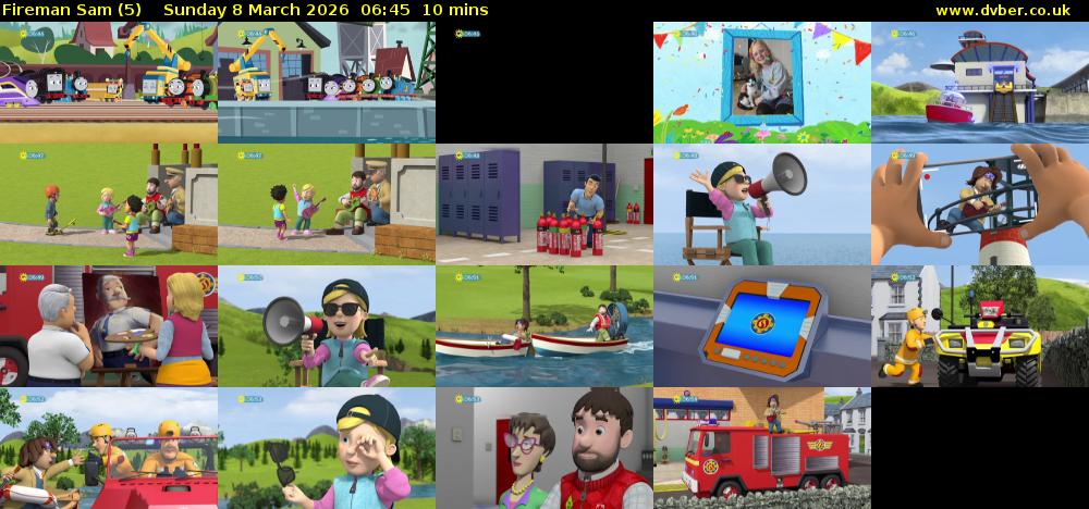 Fireman Sam (5) Sunday 8 March 2026 06:45 - 06:55
