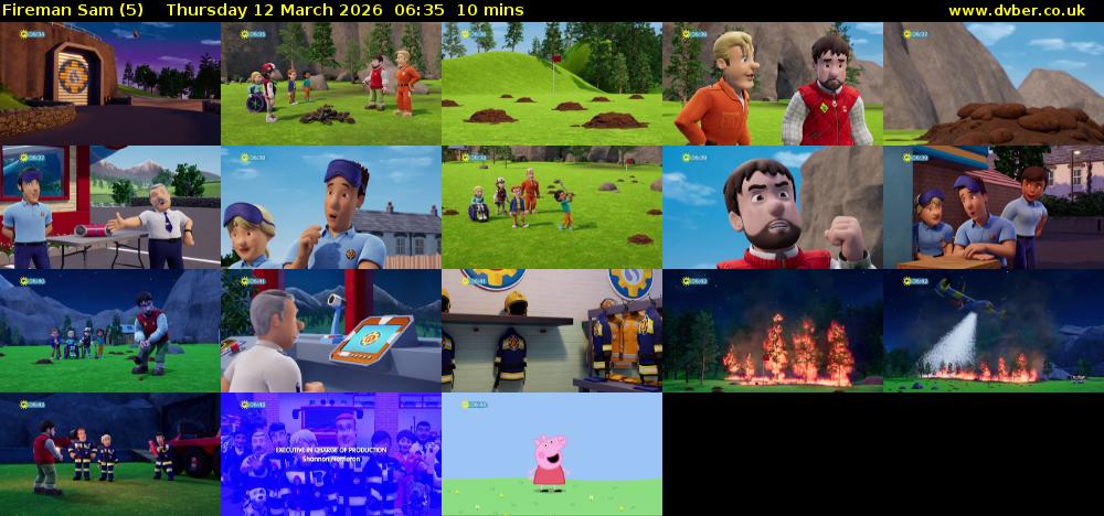 Fireman Sam (5) Thursday 12 March 2026 06:35 - 06:45
