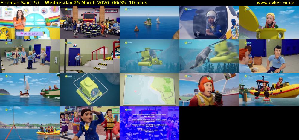 Fireman Sam (5) Wednesday 25 March 2026 06:35 - 06:45