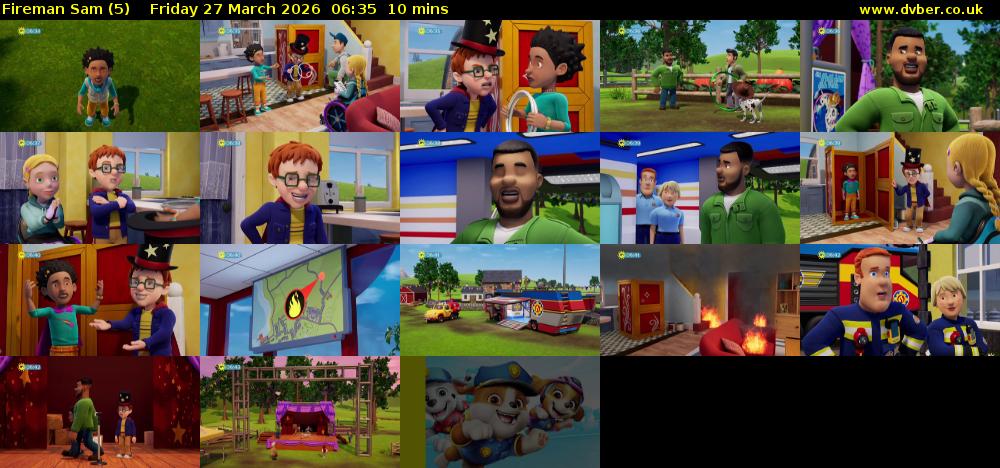 Fireman Sam (5) Friday 27 March 2026 06:35 - 06:45