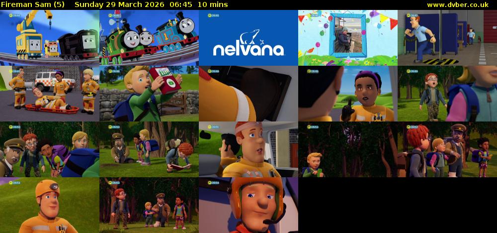 Fireman Sam (5) Sunday 29 March 2026 06:45 - 06:55