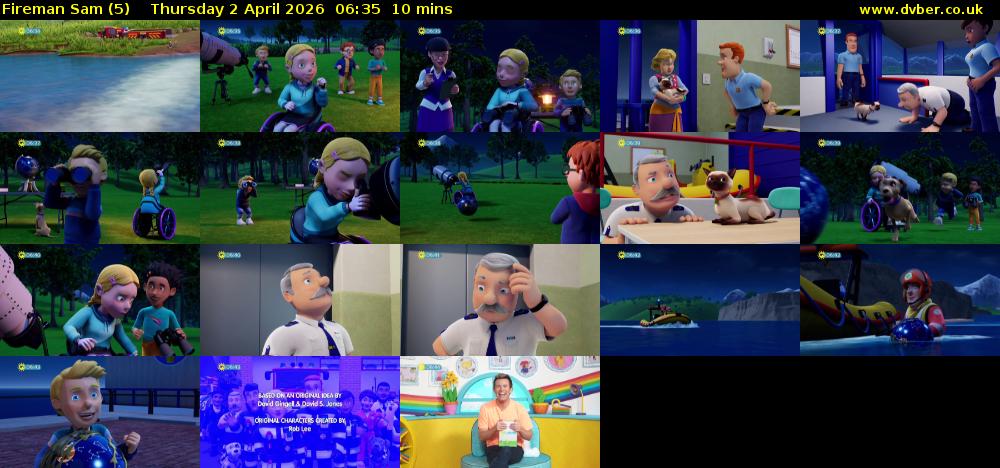 Fireman Sam (5) Thursday 2 April 2026 06:35 - 06:45