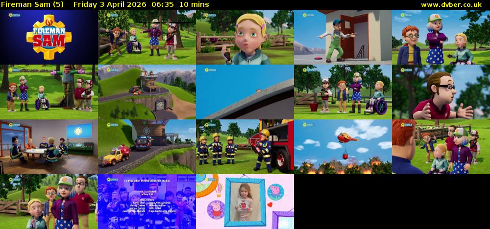 Fireman Sam (5) Friday 3 April 2026 06:35 - 06:45