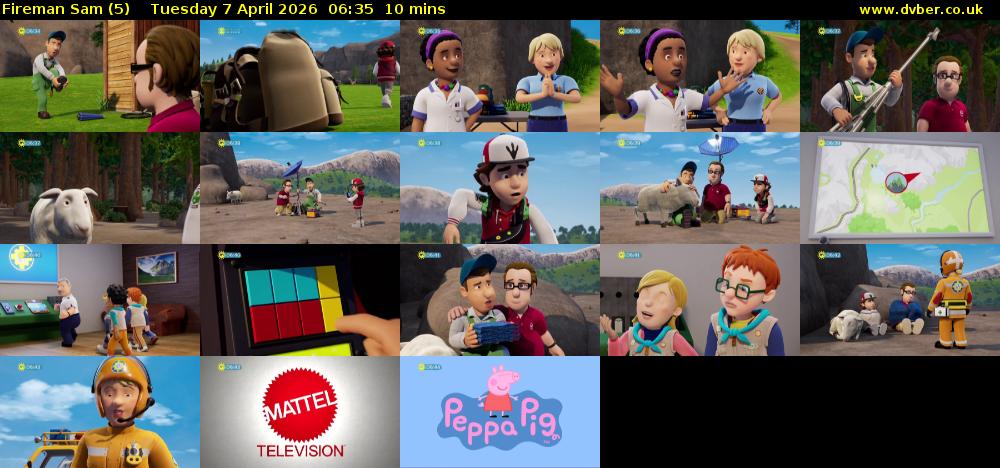 Fireman Sam (5) Tuesday 7 April 2026 06:35 - 06:45