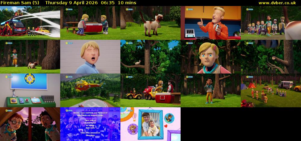 Fireman Sam (5) Thursday 9 April 2026 06:35 - 06:45
