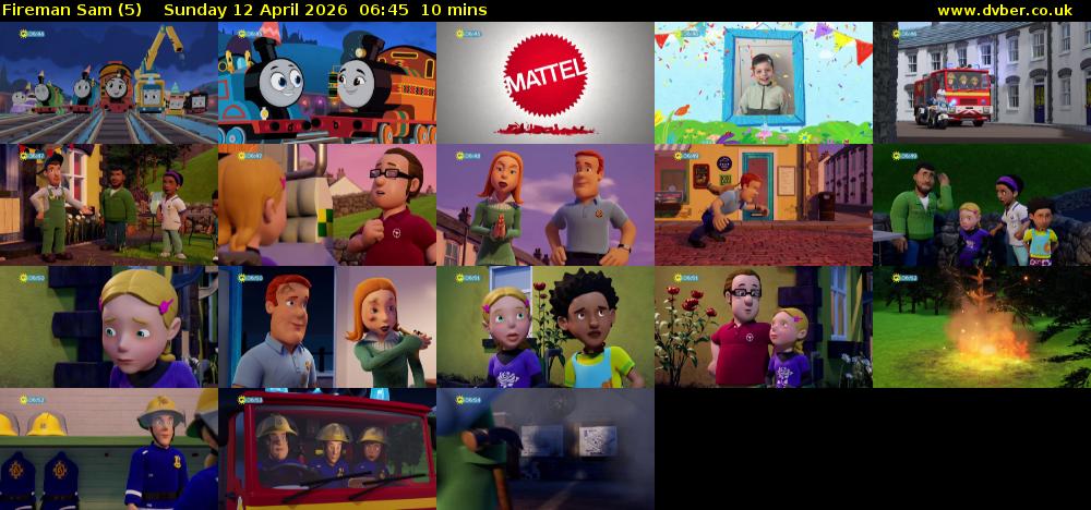 Fireman Sam (5) Sunday 12 April 2026 06:45 - 06:55