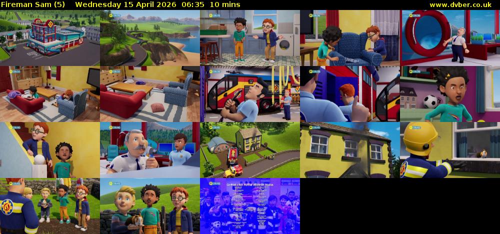 Fireman Sam (5) Wednesday 15 April 2026 06:35 - 06:45