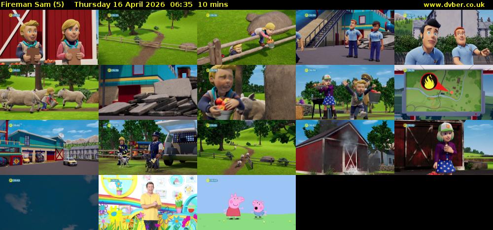 Fireman Sam (5) Thursday 16 April 2026 06:35 - 06:45