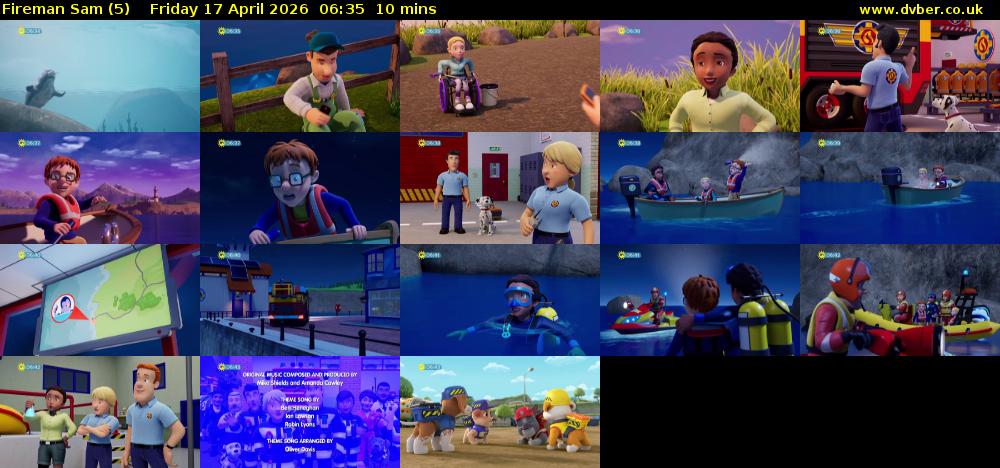 Fireman Sam (5) Friday 17 April 2026 06:35 - 06:45