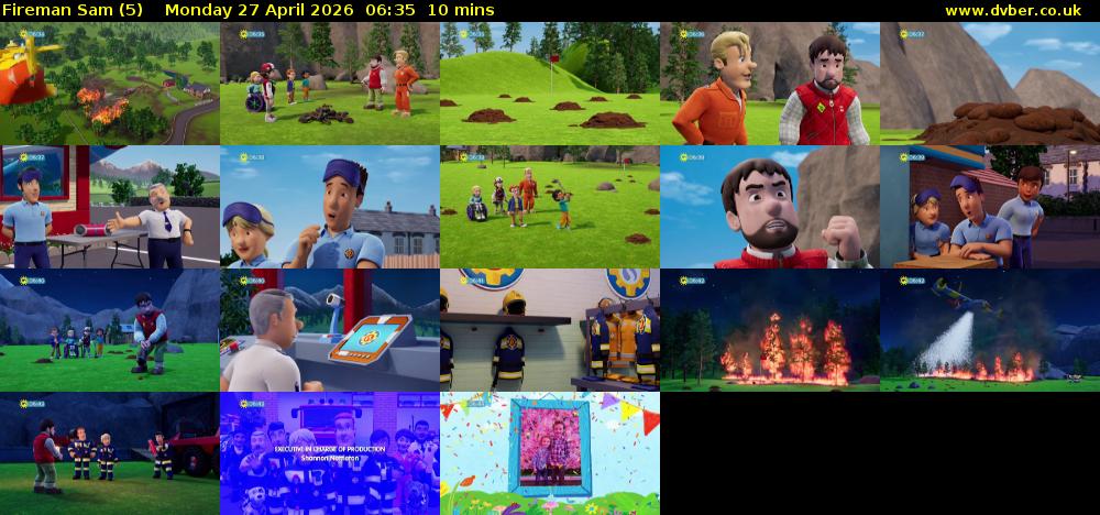 Fireman Sam (5) Monday 27 April 2026 06:35 - 06:45