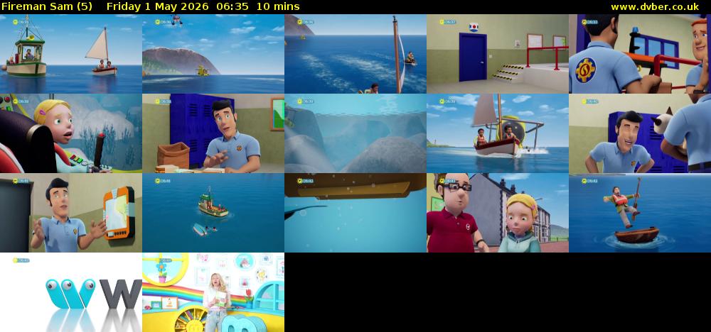 Fireman Sam (5) Friday 1 May 2026 06:35 - 06:45