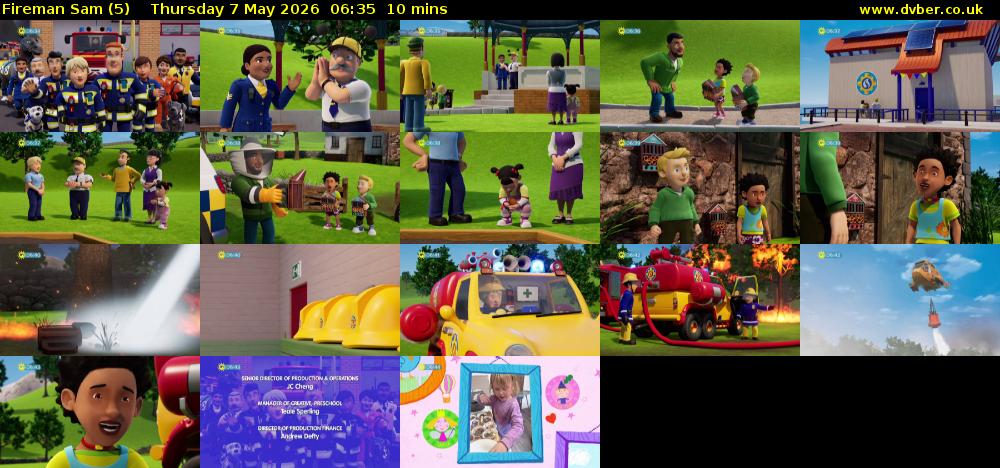 Fireman Sam (5) Thursday 7 May 2026 06:35 - 06:45