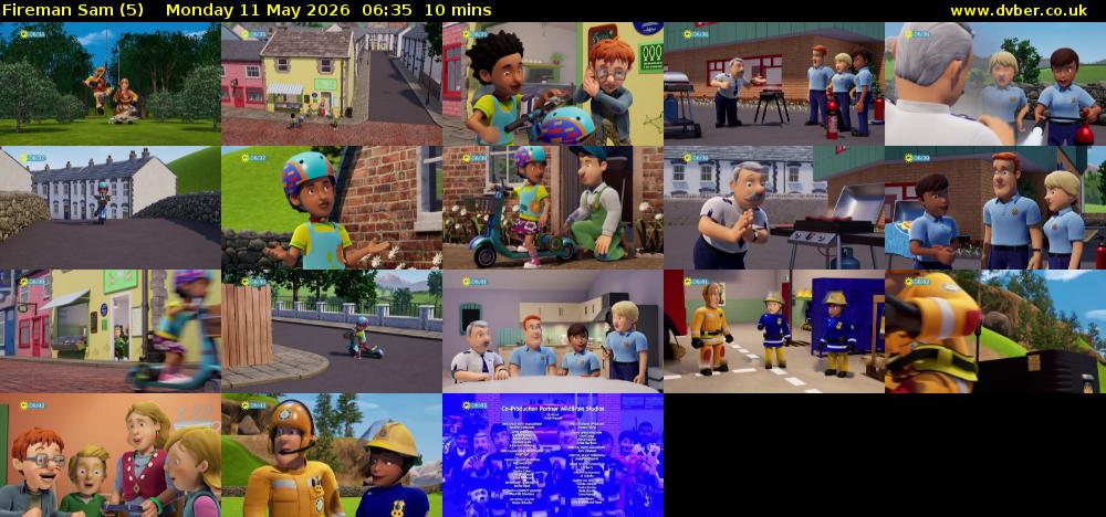 Fireman Sam (5) Monday 11 May 2026 06:35 - 06:45