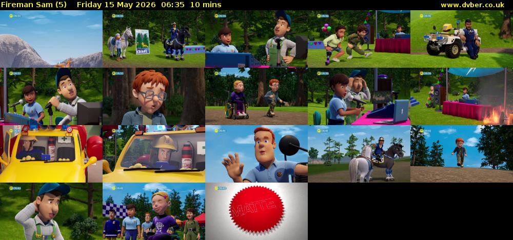 Fireman Sam (5) Friday 15 May 2026 06:35 - 06:45
