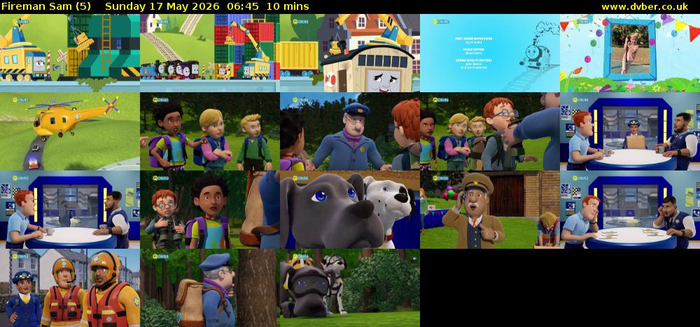 Fireman Sam (5) Sunday 17 May 2026 06:45 - 06:55