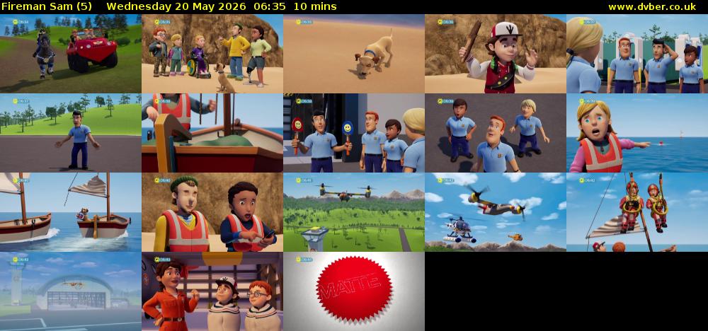 Fireman Sam (5) Wednesday 20 May 2026 06:35 - 06:45