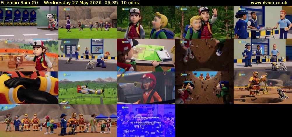 Fireman Sam (5) Wednesday 27 May 2026 06:35 - 06:45