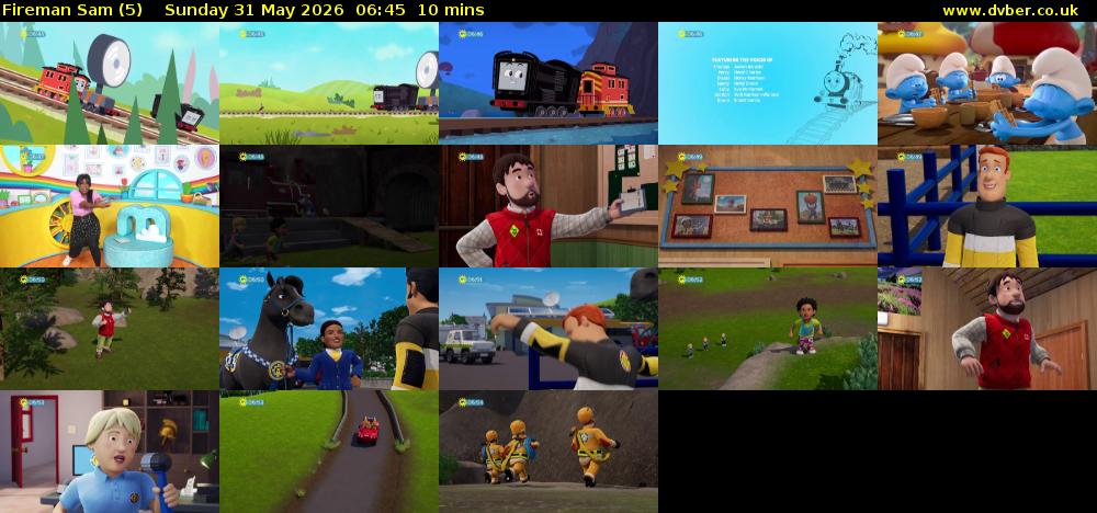Fireman Sam (5) Sunday 31 May 2026 06:45 - 06:55