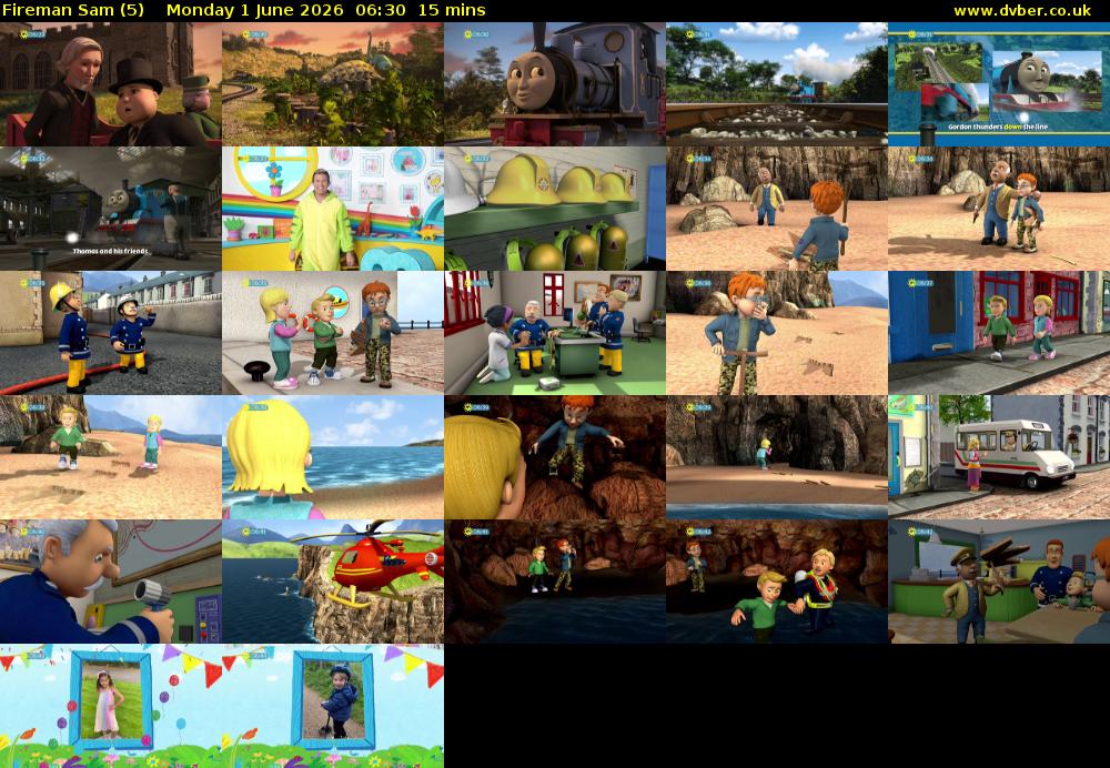 Fireman Sam (5) Monday 1 June 2026 06:30 - 06:45