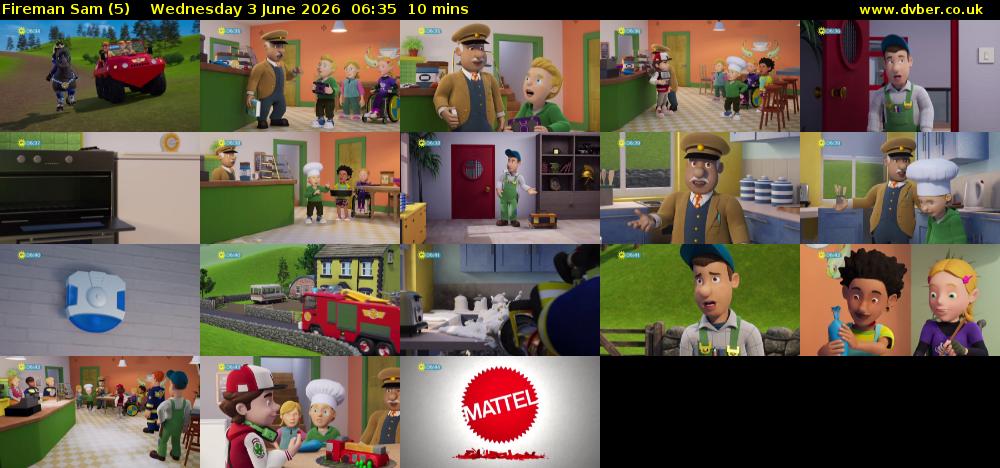 Fireman Sam (5) Wednesday 3 June 2026 06:35 - 06:45