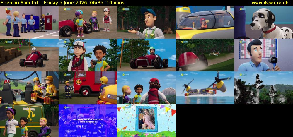 Fireman Sam (5) Friday 5 June 2026 06:35 - 06:45