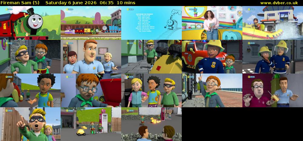 Fireman Sam (5) Saturday 6 June 2026 06:35 - 06:45
