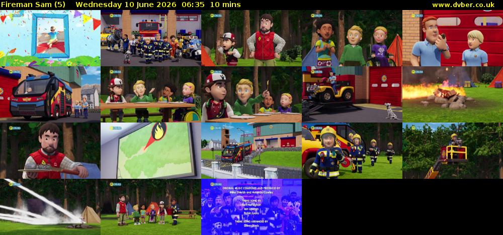 Fireman Sam (5) Wednesday 10 June 2026 06:35 - 06:45