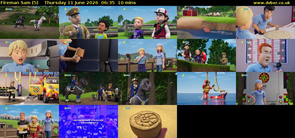 Fireman Sam (5) Thursday 11 June 2026 06:35 - 06:45