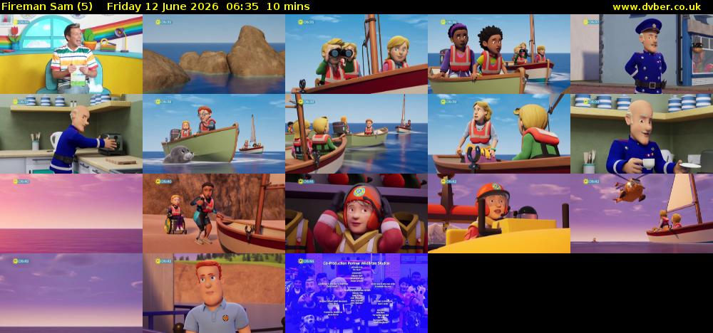 Fireman Sam (5) Friday 12 June 2026 06:35 - 06:45