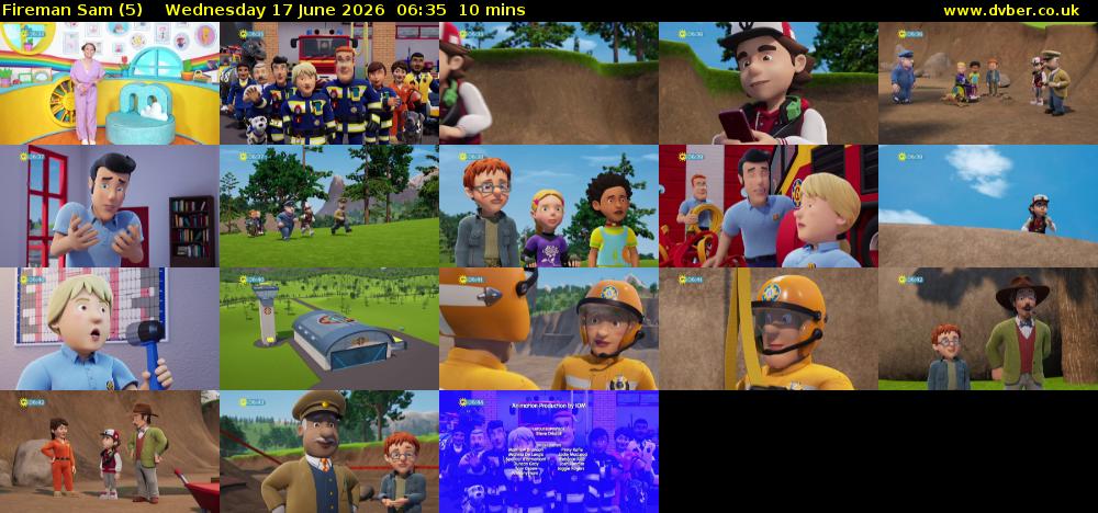 Fireman Sam (5) Wednesday 17 June 2026 06:35 - 06:45
