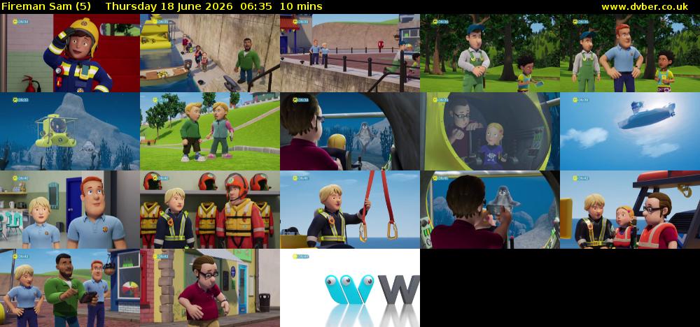 Fireman Sam (5) Thursday 18 June 2026 06:35 - 06:45