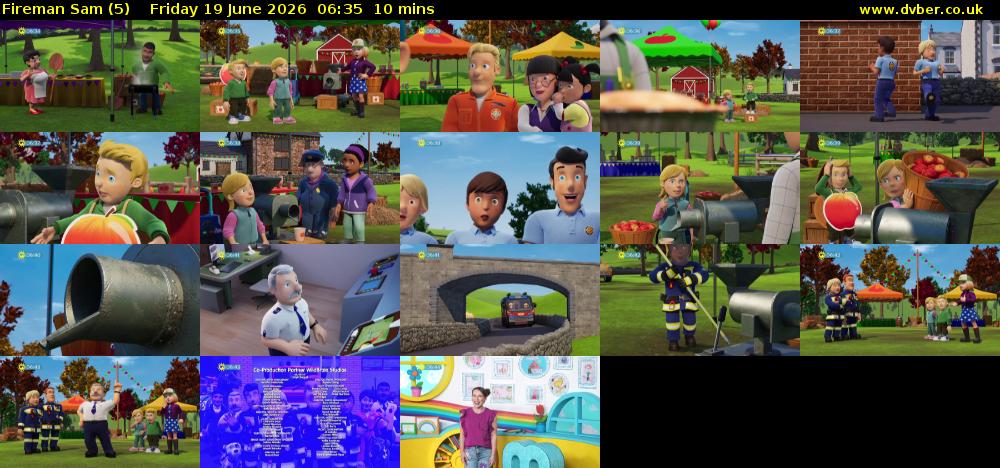 Fireman Sam (5) Friday 19 June 2026 06:35 - 06:45