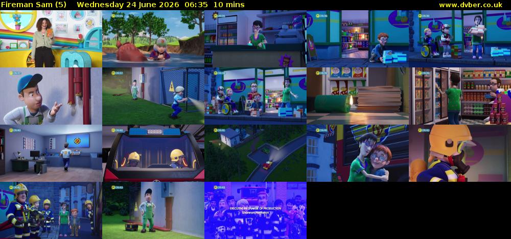 Fireman Sam (5) Wednesday 24 June 2026 06:35 - 06:45