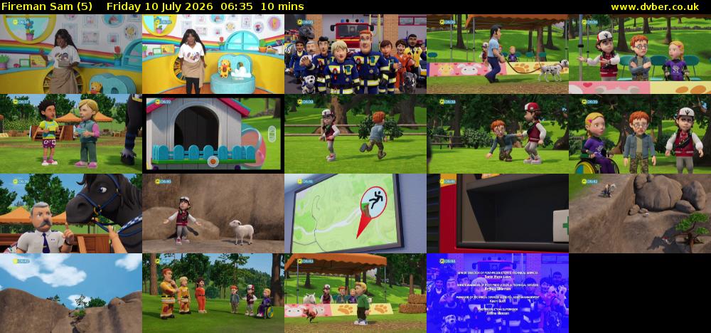 Fireman Sam (5) Friday 10 July 2026 06:35 - 06:45