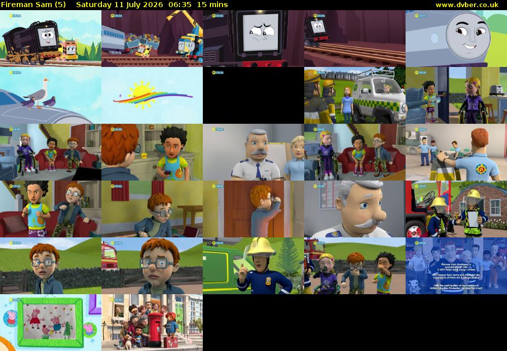 Fireman Sam (5) Saturday 11 July 2026 06:35 - 06:50