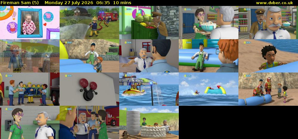Fireman Sam (5) Monday 27 July 2026 06:35 - 06:45
