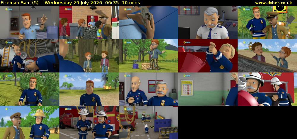 Fireman Sam (5) Wednesday 29 July 2026 06:35 - 06:45