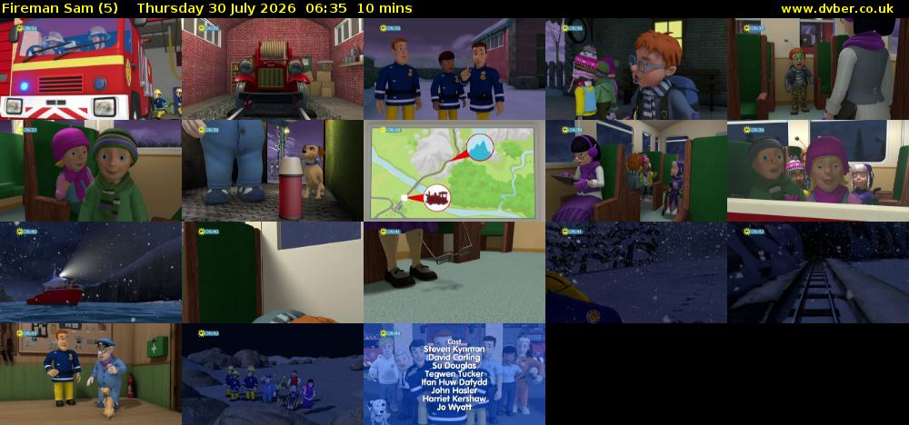 Fireman Sam (5) Thursday 30 July 2026 06:35 - 06:45