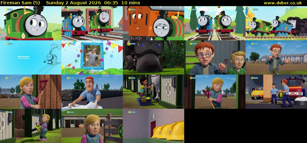 Fireman Sam (5) Sunday 2 August 2026 06:35 - 06:45