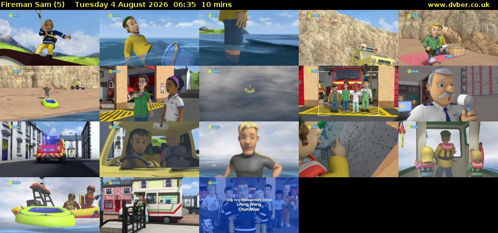 Fireman Sam (5) Tuesday 4 August 2026 06:35 - 06:45