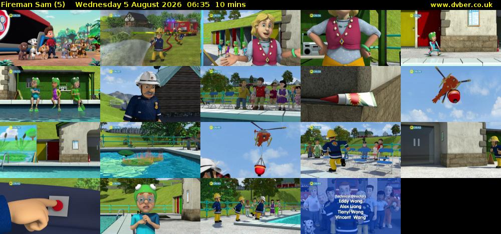 Fireman Sam (5) Wednesday 5 August 2026 06:35 - 06:45