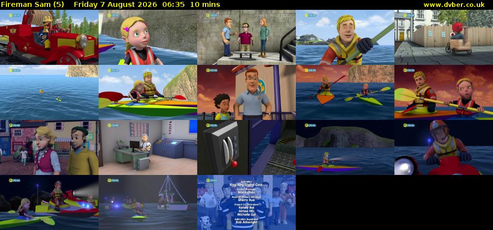 Fireman Sam (5) Friday 7 August 2026 06:35 - 06:45