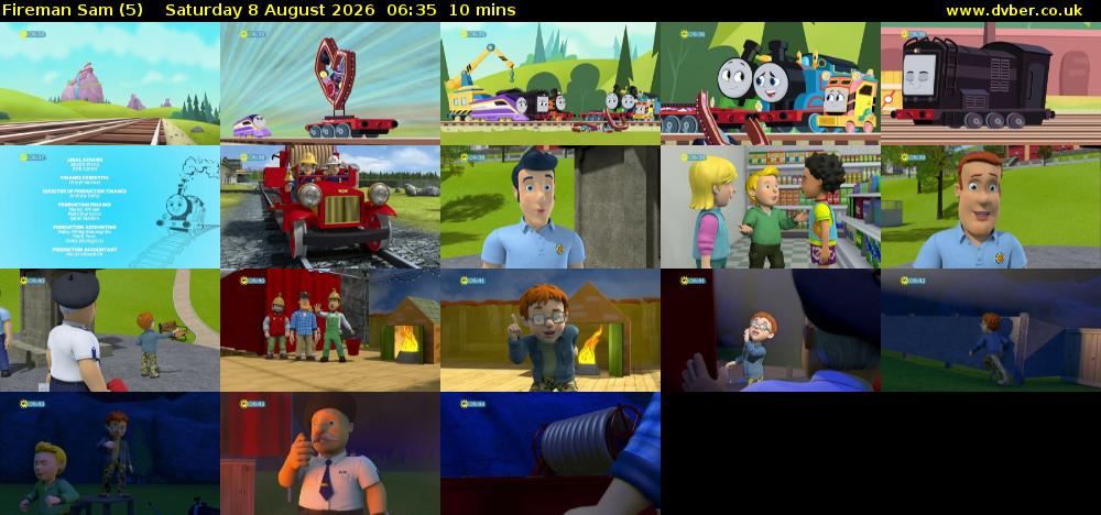 Fireman Sam (5) Saturday 8 August 2026 06:35 - 06:45