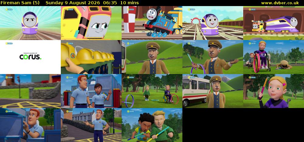 Fireman Sam (5) Sunday 9 August 2026 06:35 - 06:45