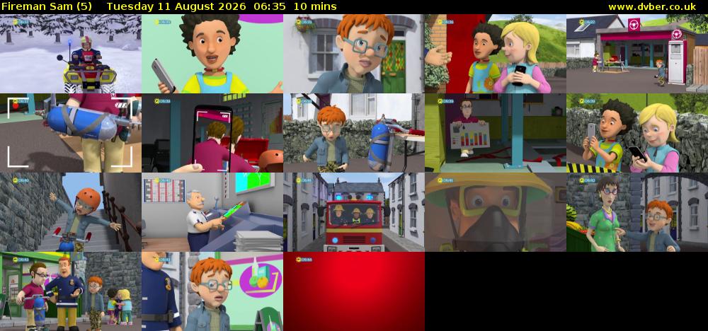 Fireman Sam (5) Tuesday 11 August 2026 06:35 - 06:45