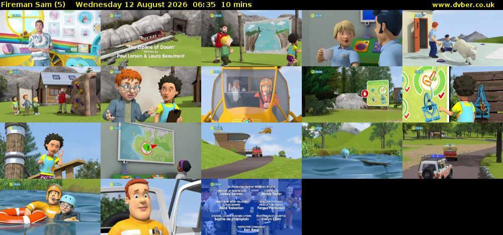 Fireman Sam (5) Wednesday 12 August 2026 06:35 - 06:45