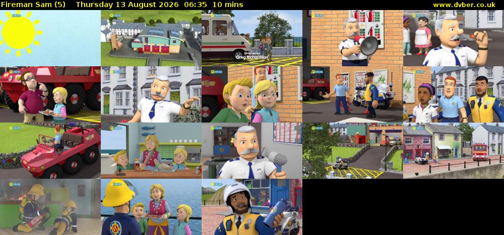 Fireman Sam (5) Thursday 13 August 2026 06:35 - 06:45