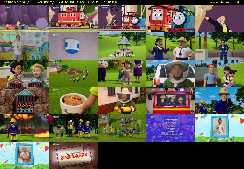 Fireman Sam (5) Saturday 15 August 2026 06:35 - 06:50