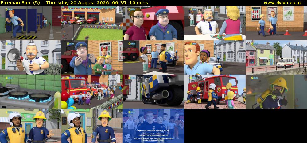 Fireman Sam (5) Thursday 20 August 2026 06:35 - 06:45
